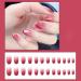 Press on Nails 3 Sets Rose Red Gradient Artificail Nails Short Round Head Press-on Nails Fake Nail for Women Girls (Color : A) (Color : A) (A) Red Rose - Buy Online on GoSupps.com