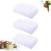 Hohopeti 3pcs Egg Tray Egg Storage Unit Egg Holder Refrigerator Containers White Egg Plate Egg Case re-usable White 25*15.5*7.2cm - Buy Online on GoSupps.com