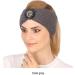 QOKLIYUI Rhinestone Knitted Headband Stylish Lightweight Durable Non-slip For Women Polyester Ear Warmer Head Warmer Breathable Dark grey - Buy Online on GoSupps.com