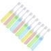 Ipetboom 12 Pieces Travel Toothbrush Oral Care Foldable PP