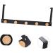 FELTECHELECTR Door Hook Coat Hangers Hat Hanger Towel Rack Hanging Organizer for Coat No Punching Metal Door 50X8cm Black - Buy Online on GoSupps.com