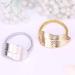 8 Pack Metal Leaf Hair Ties - Elastic Hair Bands for Ponytail Holders - Buy Online on GoSupps.com