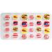 dijiusidy 1 Set Christmas Nail Wraps Cartoons Style Decor Adorable False Fingernails Children Removable Art Decals DIY Manicure PNT-16-18 - Buy Online on GoSupps.com