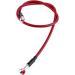 Buy Universal Motorcycle Brake Oil Hose Line | Stainless Steel Braided Fuel Hose Connector - 90CM Red - Buy Online on GoSupps.com