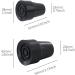 Walking Stick Rubber Tips 19mm - Heavy Duty Crutch Cane Protection Caps for Enhanced Grip on Surfaces - Ideal for Elderly and Disabled - Buy Online on GoSupps.com