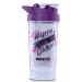 Shieldmixer Hero Pro Classic Shaker Harley Quinn BOP - BPA-free - Gym Accessories - Protein Shaker - Fitness Drinking Bottle - White - 700ml