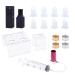 Pandahall 22 pcs.DIY lipstick form tool set-8-pc.Lipstick cosmetics silicone shape with bracket lipstick wiper ring