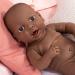Bayer Design 94200AB Lifelike Newborn Baby Doll Boy - Realistic 42 cm Dark-Skinned Doll for Kids | International Shipping Available - Buy Online on GoSupps.com