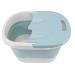 Bain de Pieds Bain de Pieds contr l au Toucher Massage Portable Trempage des Pieds pour Laver les Pieds (BLUE)