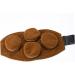 Partykindom MOXA Cover Sandals for Reflex Zone Massage - Hot Healthcare Moxibustion Dishwasher Safe Brown Size 3 - Buy Online on GoSupps.com