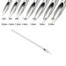 100 Pcs 13G Stainless Steel Body Piercing Needles - Sterile Disposable Piercing Needles for Ear, Nose, Navel, Nipple, Lip - Professional Grade - Buy Online on GoSupps.com