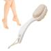 Honhoha Foot Brush and Pumice Stone - Multifunctional Foot Scrubber and Callus Remover for Feet | Comfortable Anti-Slip Bathroom Accessories Gentle Callus Remover for Feet Pumice Stone for Feet White