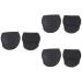 Mobestech 3 Pairs Beach Brush Sand Remover Crutch Handle Covers Pad for Shoes Peep-Toe Insole Gel Insoles Bridal Games Insoles for Heels Tiger Ribbon Miss Protection Floor Mat