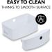 Hauck Alpha+ White Storage Box Set - Set of 2 | Practical Organising Boxes for Highchair - Buy Online on GoSupps.com