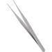 Josenidny Stainless Steel Pointed Straight Tweezers - 4.5 Inch Silver - Precision Beauty Tools for Eyebrows & Splinters - International Shipping Available - Buy Online on GoSupps.com