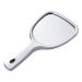 Lurrose Double Side Handheld Mirror Wall Hanging Cosmetic Makeup Mirror 2X and 3X Magnification Round Mirror Silver