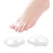 Ruilogod 1 Pair Silicone Dual Rings Big Toles Hallux Valgus Separator Correction Spreader