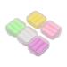 Angzhili 15 Pcs/5 Box Aligner Chewy for Aligner Orthodontic Chewers for Aligner Trays Seater Chewy Silicone Orthodontic Chew Sticks with Storage Case Multi-colored
