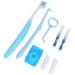 LIZEALUCKY Oral Care Kit Braces Cleaning Brush Interdental Brush Waxing Tools