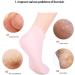 2 Pairs Women Foot Spa Pedicure Silicone Gel Moisturizer Socks for Dry Cracked Feet - Pink - Buy Online on GoSupps.com