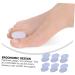 8pcs Hallux Valgus Separator Thumb Splint Nail Protector Set - Silicone Cushion for Big Toe, Hammer Toe, Bunion Relief - Foot Yoga Brace for Night Support - Buy Online on GoSupps.com