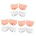 Toe Separators 6 Pairs Bunion Gel Toe Stretcher Toe Straightener Finger Cot Honeycomb Splitter Gasket Split Toe Spacers for Bunions Gel Toe Stretchers Gel Toe Separators As Shownx3pcs 4pcsx3pcs
