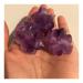 Crystal Natural Rough Amethyst Crystal Gemstone Flower Metaphysical raw Stone for Jewelry Making ERTEYIN