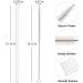 6 Straws and 1 Brush Reusable Straws Plastic Clear Reusable Straws - Buy Online on GoSupps.com