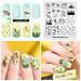 KADS Nail Art Stamping Plate CN018 - Spring Dragon Frog Duck Designs for Creative Nail Decoration - Buy Online on GoSupps.com