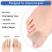 Silicone Toe Bandages (4 Pack) - Gel Spreader for Hammer Toe & Hallux Valgus Correction | Overlapping Toes Separator - Buy Online on GoSupps.com