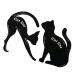 POPETPOP Stencils 2pcs Eyeshadow Stencil Cat Eye Stencil Eyeliner Stencil Template Auxiliary Tool Eye Makeup Set