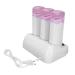 Wax Heater with 3 Rollers 40W Hair Removal Kit for Beauty Salons | International Shipping Available - Buy Online on GoSupps.com
