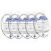 5 Pack 1500ml Leg Bag Urine Drainage Bag Urine Collection Bag Drainage Bag with 2 Straps Anti-Reflux Valve (1500ml)