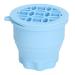 Buy Makeup Brush Cleaning Bowl - Compact Folding Scrubber for Home Use | Space-Saving Blue Design - Buy Online on GoSupps.com