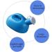 1000Ml Urine Bottles Men Travel Camping Portable Potty Urinal PP Material Leakproof Urine Collector with Lid Blue - Buy Online on GoSupps.com