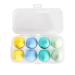 8 pieces of make -up sponge blender foundation blending sponge cosmetic sponge flawless foundation puff oundation blending sponge for liquid cream and powder gift for women (green)
