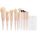 DFHBFG 11 Makeup Brush Set Full Set of Brushes Blush Powder Eye Shadow Brush Beauty Tools 1 D