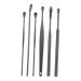TEHAUX 2 Sets Ear Picking Tool Spring Tool Massage Kit Tool Box Kit Ear Scoop Ear Digger Stainless Steel Ear Tools Ear Wax Remover Stainless Steel Earpick Ear Cleaner Kit Black Care