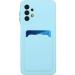 Buy Tivenfezk Nadoli Ultra Thin Silicone Case for Samsung Galaxy A33 5G - Shockproof Scratch-Resistant Wallet Cover with Credit Card Holder - Blue - Buy Online on GoSupps.com