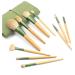 Asinfter 10 Pieces Full Makeup Brushes Foundation Brush Nose Shadow Brush Soft Fiber Hair