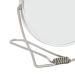 Mini 360 Aluminum Frame Silver Vanity Mirror with Stand - Ideal for Office, Dormitory, Women and Men - Buy Online on GoSupps.com