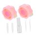 HAPINARY Double Sided Eyelid Tape 1 set Invisible Lift Girl Eyes Stickers Accessories Double Hooded Bottle Eyelid Eyelid Sticker 5.3x5.3cm As Shown 1