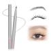 pohdhk Double Tip Lower Eyelash Pencil Upgraded 3D Waterproof 2 Tip Eyelash Pen Eye Liner Liquid Eyeliner for Natural Eye Makeup (Black)