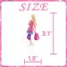 24 Girl Theme Cupcake Toppers Happy Birthday Cake Toppers Party Supplies Favor Cake Decorations - Buy Online on GoSupps.com