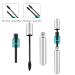 QIC 2 in 1 4D Dual Brush Silk Fiber Lash Mascara - Waterproof, Smudge-Proof & Hypoallergenic - Thickening, Lengthening & Long-Lasting - Very Black Eyelash Curling Formula - Buy Online on GoSupps.com