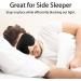 Sleep Mask for Women & Men - 100% Blackout 3D Contoured Eye Mask | Washable Adjustable & Ideal for Travel Side Sleepers & Meditation - Buy Online on GoSupps.com