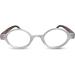 Clear Small Retro Round Reading Glasses for Men & Women - Vintage Style Durable & Comfy - 0.5x Readers Perfect for All Face Shapes - Buy Online on GoSupps.com