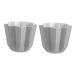Alipis 2pcs Octagonal Cake Mold Roasting Pan Paper Cups Cupcake Mold Creative Baking Mold Muffin Candy 7.5x7.5x6.5cm Silver