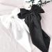 Black Hair Bows for Women White Big Ribbons for Hair Barrettes for Girls Hair Clips for Kids Bowknot Hair Accessories for Thick Fine Hair Stuff for Teenagers Long French Bow Hair Clip for Women Girls - Buy Online on GoSupps.com