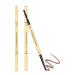 Eyebrow Pencil Dual-Sided Eye Brower Pencil Fine Tip Rapid Brow Precise Sweatproof Brow Pen with Brow Combs (02# Blonde 2 Pcs)